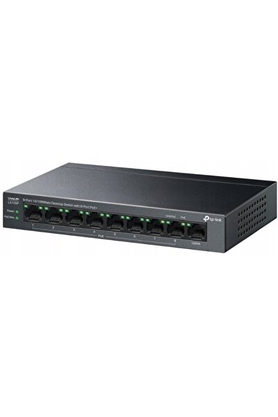 TP-LINK Switch LS109P fast Ethernet, 9 porturi, funcție PoE
