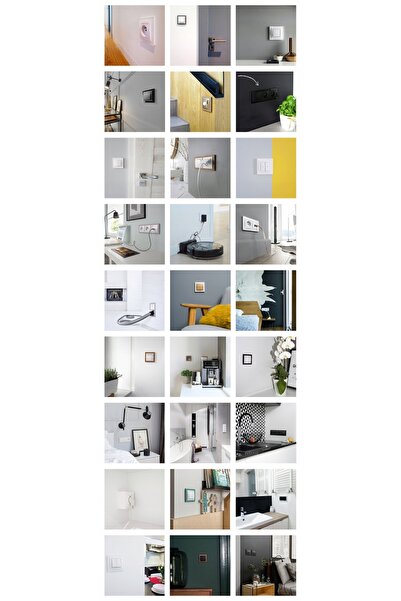 NO BRAND Ramă cu geam simplu alb DECO KARLIK