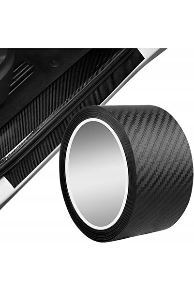 NO BRAND Folie protectoare pentru automobile, negru mat carbon, 5 cm.