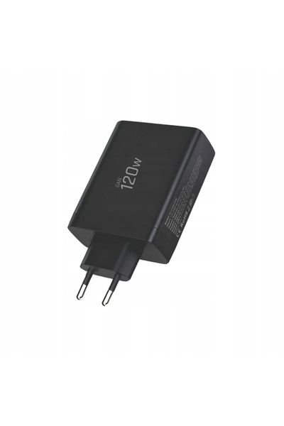 NO BRAND Încărcător de perete compact de mare putere, 120W, cu 4 porturi USB-...