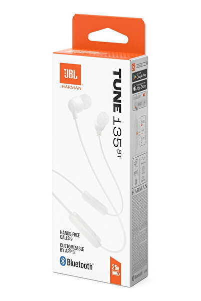 JBL Căști Tune 135BT Alb