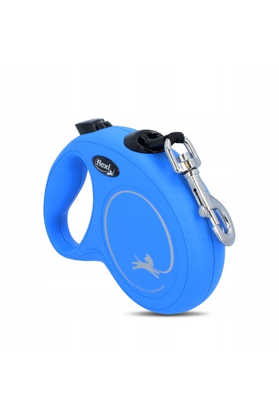 NO BRAND Flexi New Classic Lesă Retractabilă Automată 5m L Albastru