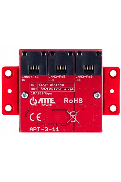 ATTE Switch PoE Extensor de alimentare Power xPoE-3-11A PoE 10/100Mbps