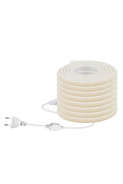 NO BRAND Set bandă impermeabilă CIEP Led COB 230V 25M IP67 cu acoperire lăptoasă
