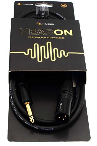 NO BRAND HEARON Select Cablu XLR Tată - Jack mare 6,3 TS Mono 5m Instrumental