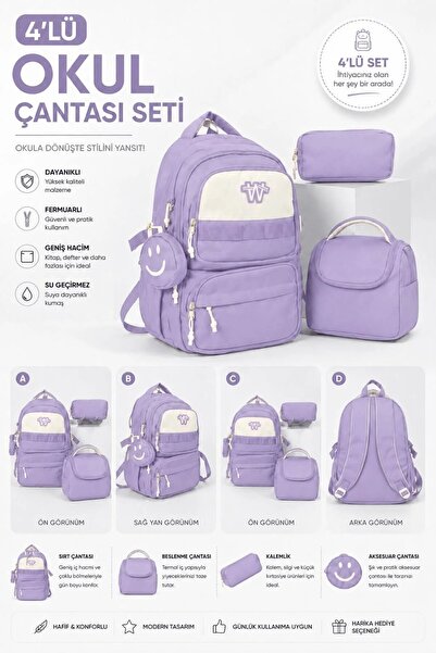 ULTIMATE BAG School Bag Primary School Bag Middle School Bag Set School Bag W...