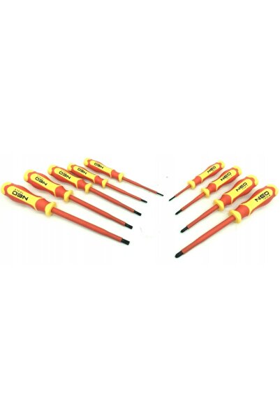 NEO Tools Set de șurubelnițe izolate pentru electrician 1000V, 9 piese în cut...