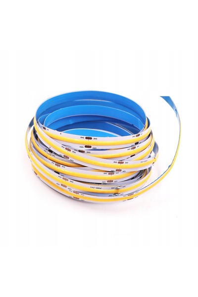 NO BRAND Bandă LED COB 480 LED-uri pe metru 12V Neon Rece 5m Linie luminoasă ...