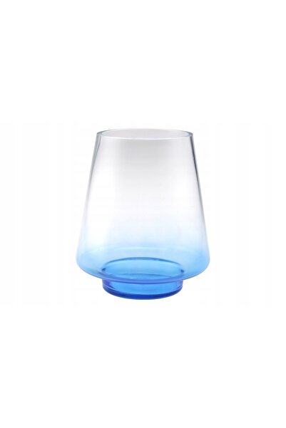NO BRAND Vază Ravi din sticlă 20cm