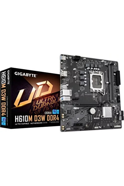 Gigabyte Placă de bază 1700 H610 MicroATX DDR4 H610M D3W