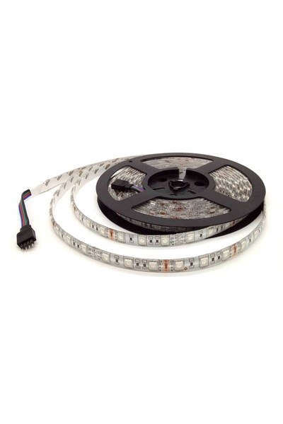 NO BRAND KIT BANDĂ LED RGB 5050 IP65 60/M + Sursă de alimentare, Telecomandă