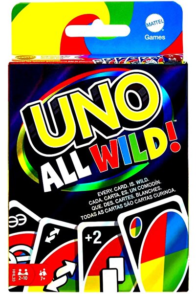 NO BRAND UNO CĂRȚI DE JOC SET DE CĂRȚI DE JOC 3-în-1 HAOS STRATEGIE ALL WILD!...