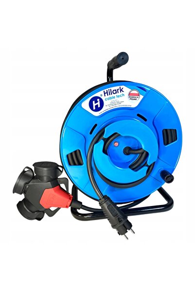 NO BRAND Cablu prelungitor cauciucat OW H05RR-F 45m 3x1.5 tambur inversat