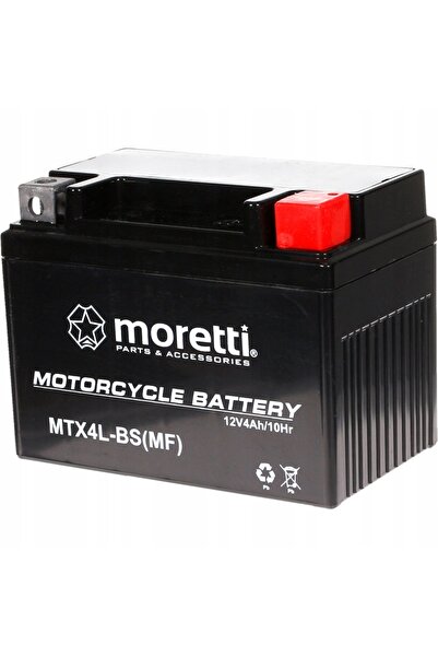 NO BRAND ACUMULATOR PENTRU SCUTER MOTOCICLETĂ QUAD CROSS MOTOR 12V 4AH MORETTI