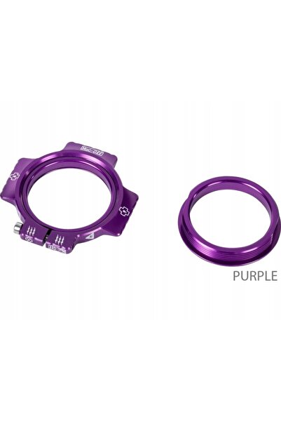 Muc-Off Set de control manivelă, inel de preîncărcare manivelă, violet