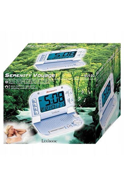 LEXIBOOK Ceas - Ceas deșteptător de călătorie cu sunete din natură RL930