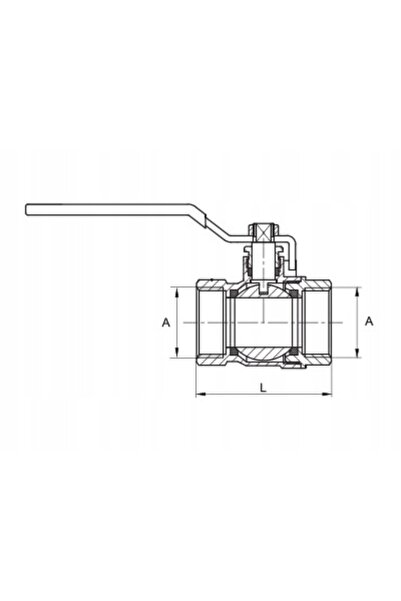 DIAMOND ROBINET CU MANETĂ DIN ALAMA 2 " DN50, REZISTENT ȘI SOLID