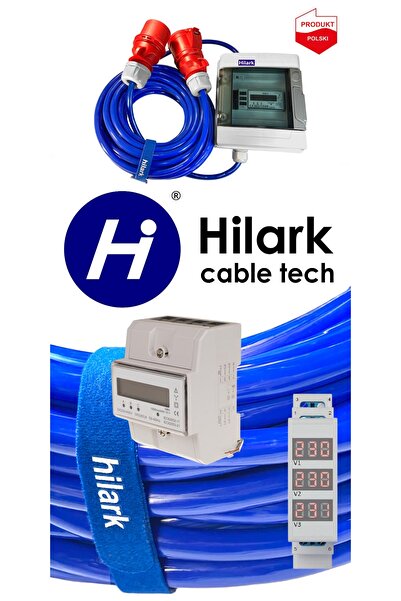 NO BRAND Prelungitor BUDOWA power H07BQ-F 5x2,5 16A cu contor și voltmetru 2m