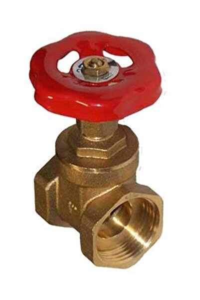 NO BRAND Robinet de închidere a apei din alamă, 5/4 " DN32, cu trecere.