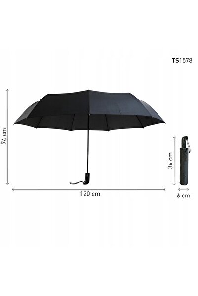 NO BRAND Umbrelă MOCNA PARASOL automată pliabilă pentru bărbați