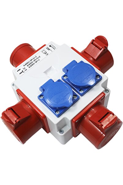 NO BRAND DISTRIBUITOR DE ENERGIE cu 3 prize 32A/400V, 2 prize 10A, 2xGBA-ZB-4...