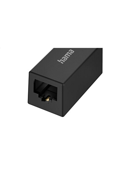 NO BRAND Adaptor Hama USB 2.0 - Ethernet 10 / 100 Mbps negru