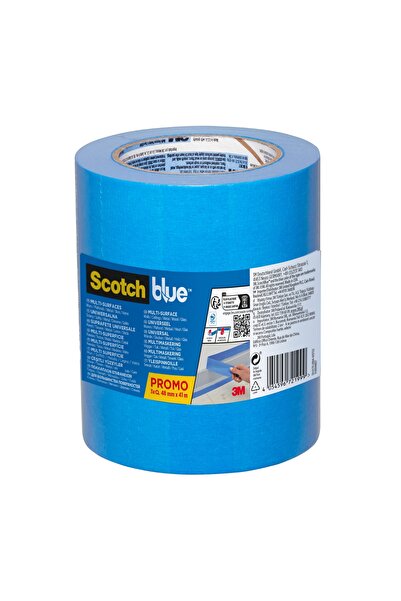 Scotch Bandă de mascare ScotchBlue PACHET TRIPLU 41m-48mm 3 bucăți