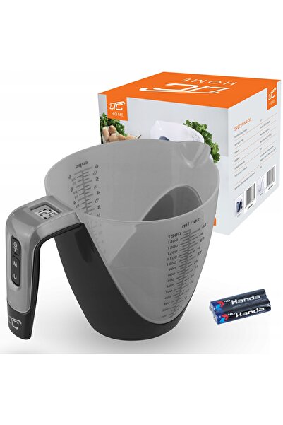 LTC Cântar electronic cu bol de 1.5L, bol de măsurare LCD, 1g/5kg, funcție tară