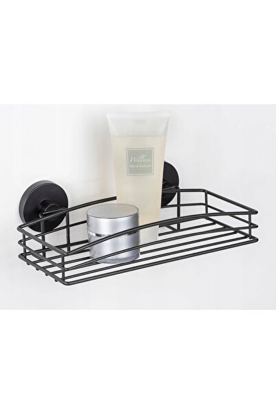 Wenko Raft sub duș metalic 14x26x6,5 CM Montare fără găurire Prindere cu ventuză