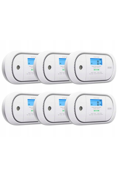 NO BRAND Detector de monoxid de carbon CO X-Sense 6x XC01-M + Stație WiFi SBS...
