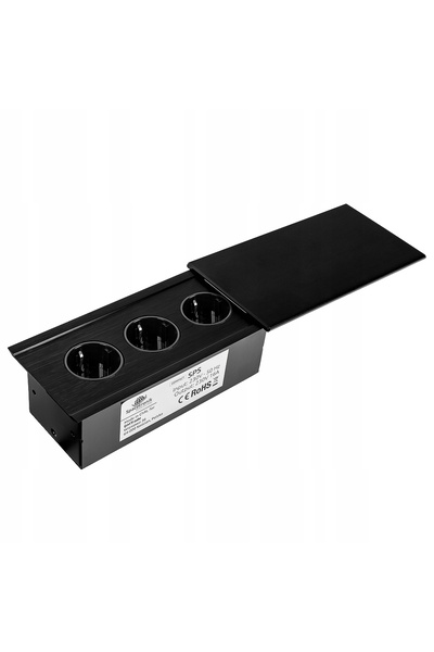 Spacetronik Priză de masă cu prize multiple pentru mobilier/birou SPS-S33B