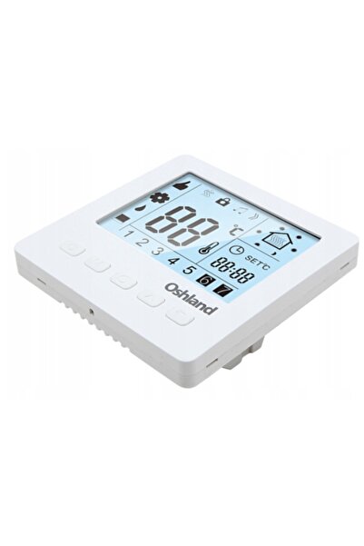 NO BRAND Termostat de cameră pentru covorașe de încălzire prin pardoseală LCD...