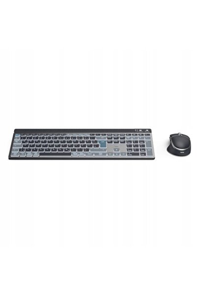 Hama Kit Tastatură Mouse 3200 DPI Wireless BT WKM750 2.4GHz Silențios