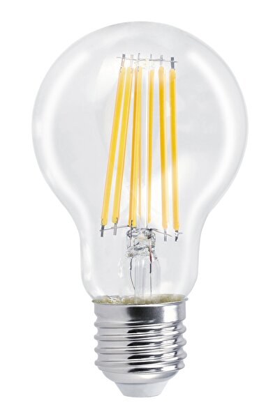 NO BRAND Bec LED E27 18W = 150W 1980lm 4000K Filament Neutru A70 Pachet 10x