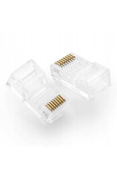 Ugreen Conector RJ45 8P/8C pentru cabluri Ethernet CAT5 CAT5E, 100 bucăți, UTP