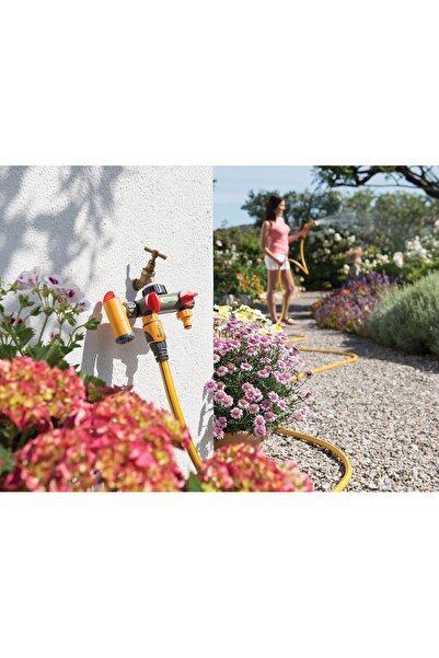 NO BRAND Distribuitor dublu pentru robinet Hozelock 2250 cu 3 căi