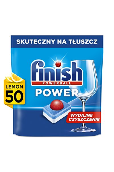 Finish Tablete pentru mașina de spălat vase Power All in 1, cu parfum de lămâ...