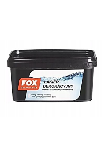 Fox Lac decorativ transparent pentru pereți satinat 1L
