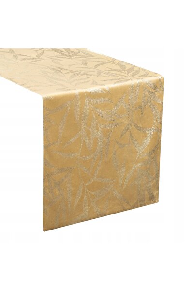 Eurofirany Covor de catifea BLINK 15 35x140 cm culoarea miere OBRUS decorativ...
