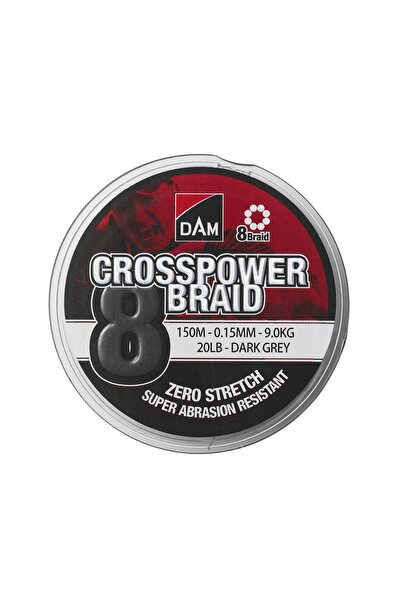 NO BRAND CROSSPOWER 8 BRAID 0,13mm/150m fir de pescuit de damă
