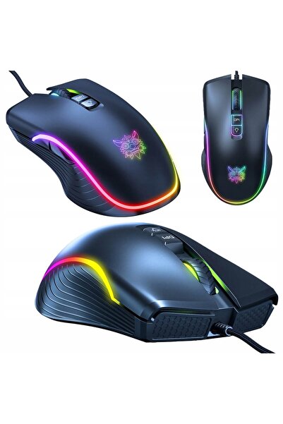 Onikuma Mouse de gaming CW905 pentru PS4 și Xbox, 3200 DPI, ergonomic, cu sen...