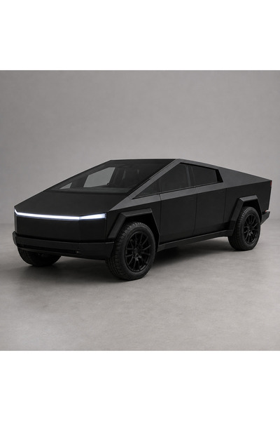 Torzende CYBERTRUCK METAL DİE-CAST MODEL ARABA AÇILIR ÖN KAPILAR AÇILIR BAGAJ...