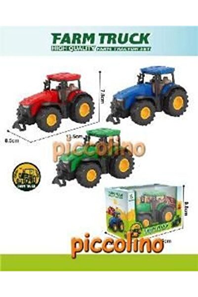 PlayFun Tractor Frictiune 391 - Jucarie pentru Copii, Design Realist, Garantata