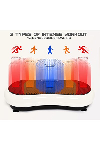 MAX STRENGTH Crazy Fit Vibration Whole Body Fitness Power Massage Tone And Trim Your Entire Body, Home Fitness Equipment For Full Body Workout Vibration Plate Fitness Platform