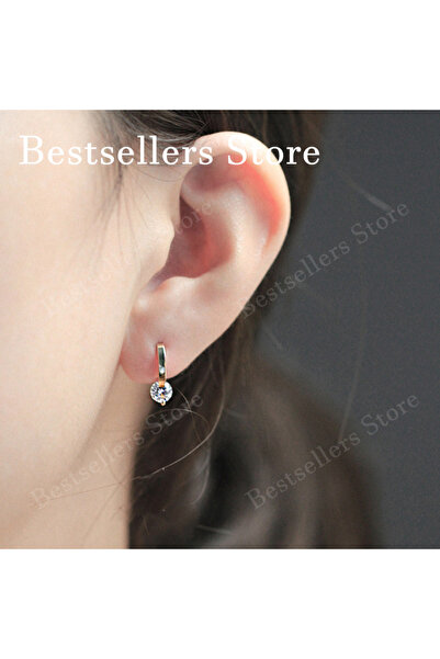 Choice Gold 925 Sterling Silver, Luxurious, Sparkling, Zirconia Earrings, Fas...
