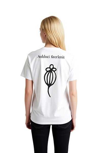PayBuy Women's Minimalist Abstract Floral Art Printed Short Sleeve T-Shirt 10...