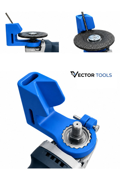 Vector Tools 115mm Avuç Taşlama Için Matkap Ucu Bileme Aparatı - Açı Kılavuzu