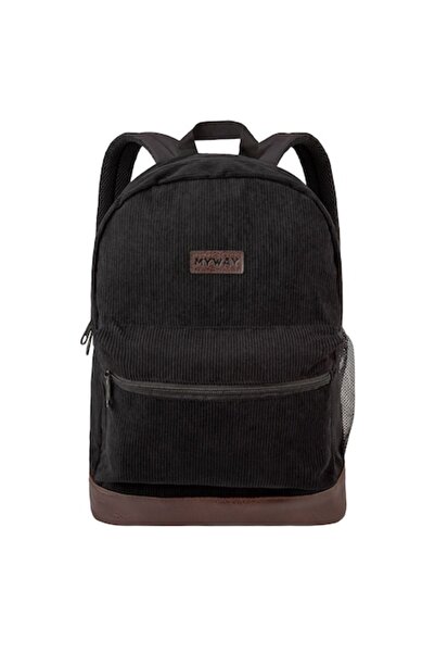 OEM Rucsac negru cu bază maro