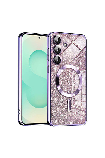 Techsuit Θήκη για Samsung Galaxy S25 Plus, Lux Glitter MagSafe, μπλε - ανοιχτ...