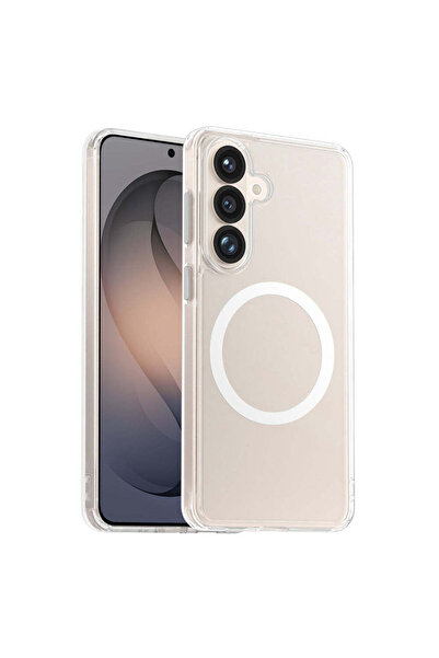 BLUEO Husă pentru Samsung Galaxy S26, Seria Crystal Anti-Cădere MagSafe, tran...